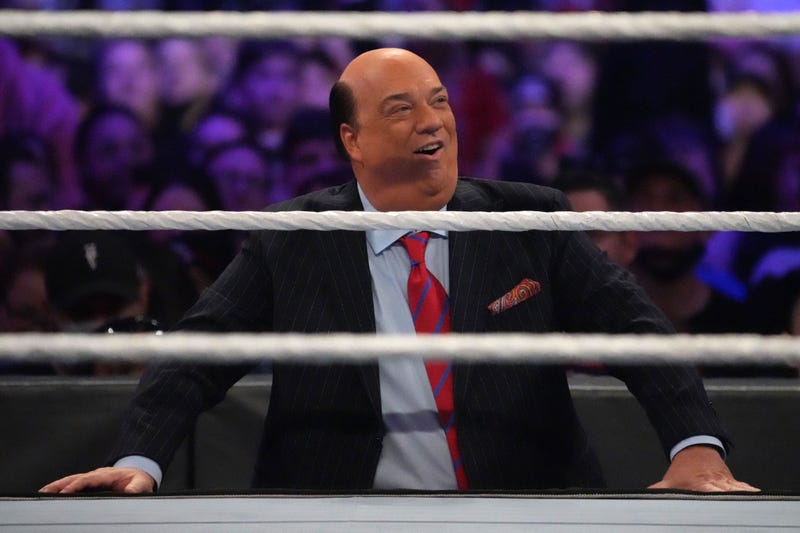 WWE's Paul Heyman chuckles