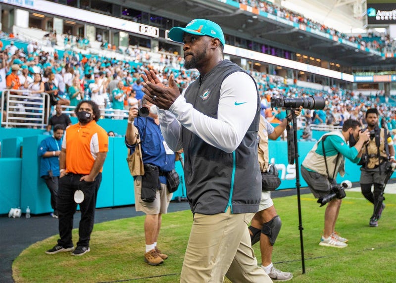Brian Flores as head coach of the Miami Dolphins