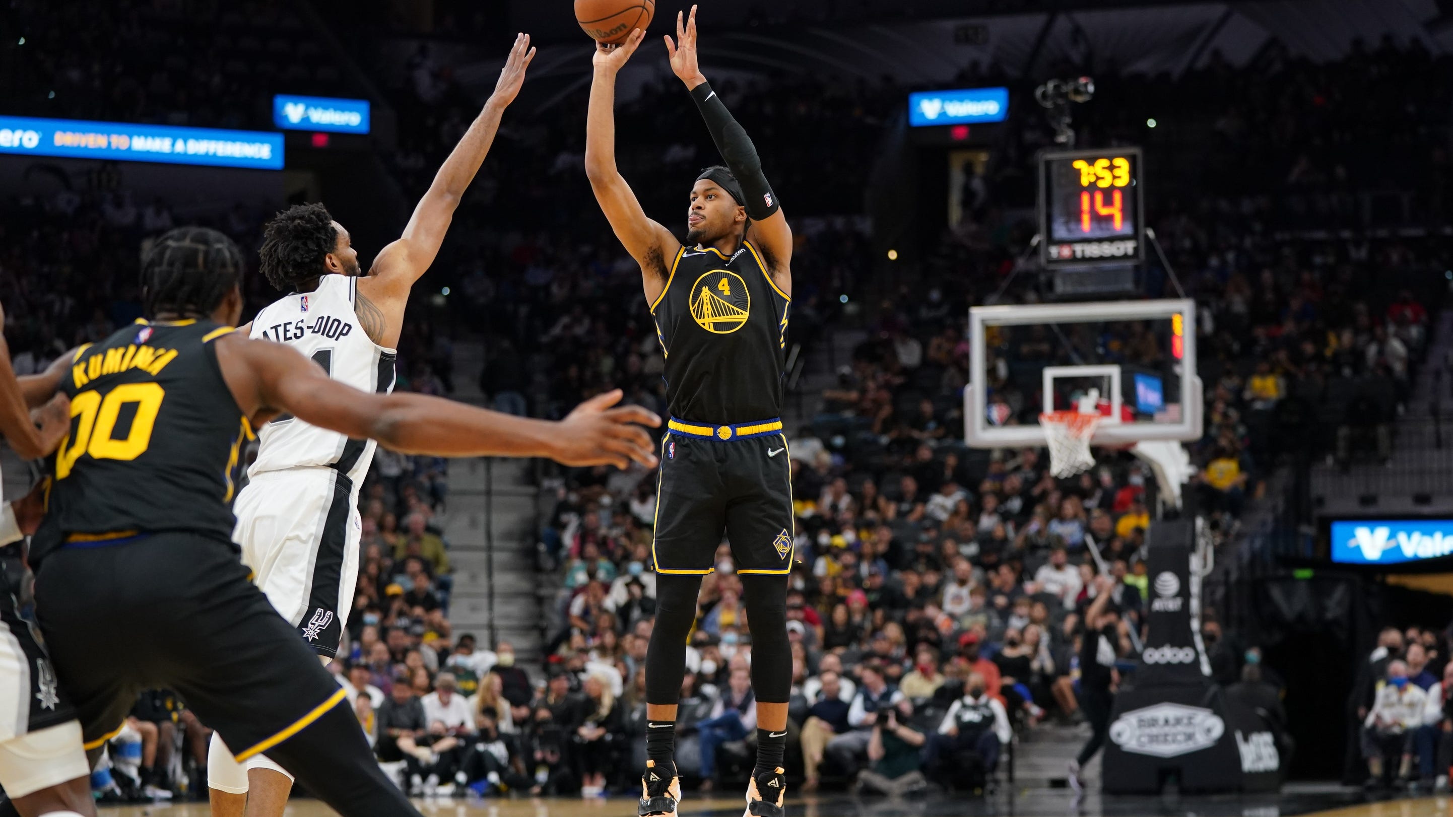 Moses Moody on his improved 3-point shooting, shuttling between G League and NBA