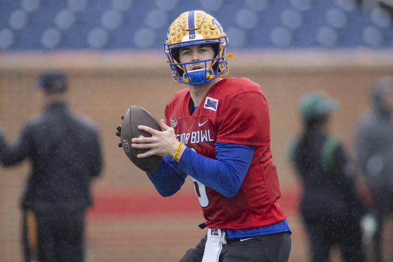 Kenny Pickett at the Senior Bowl