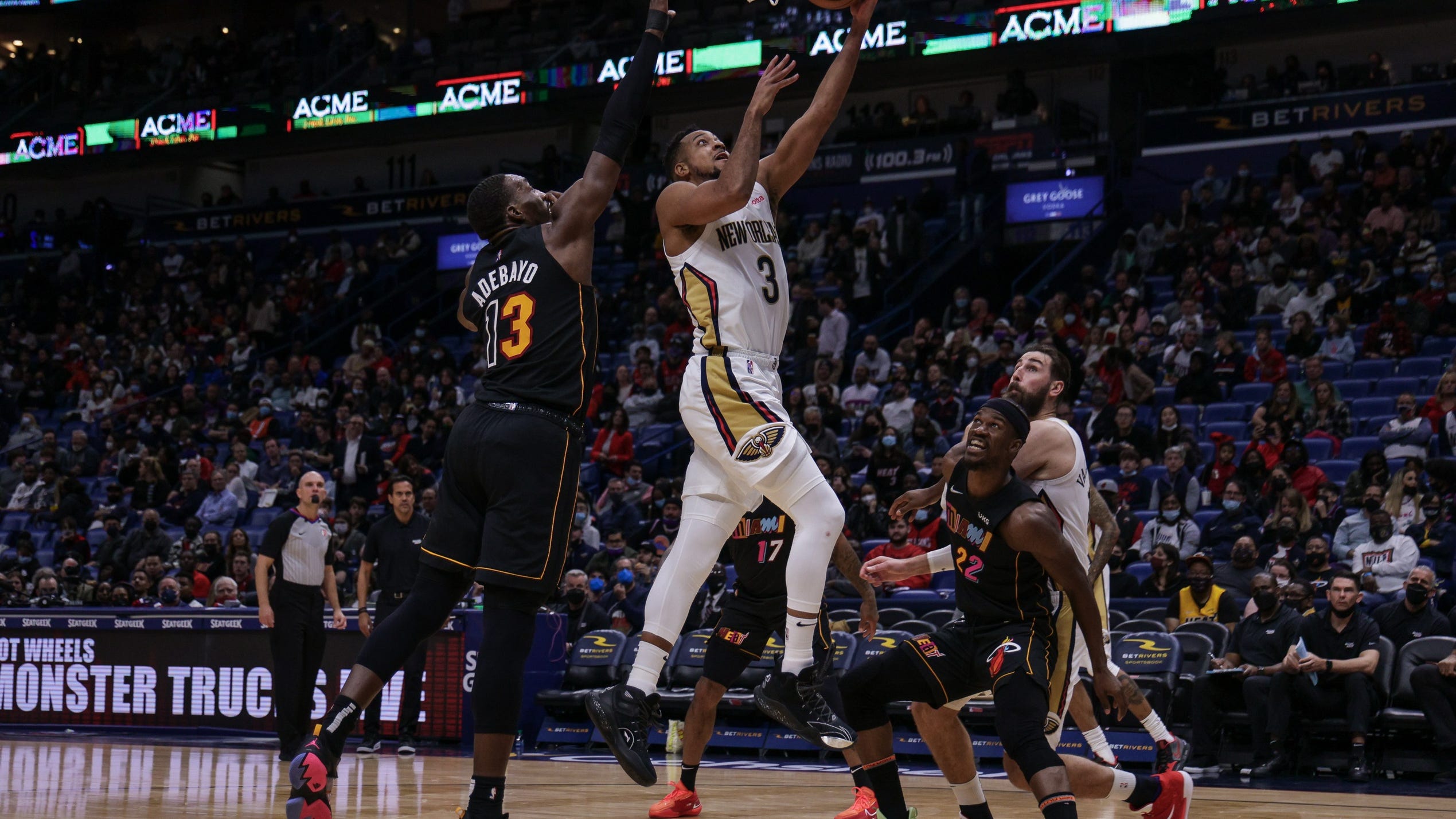 Pelicans win streak and CJ McCollum's debut both spoiled in loss to Heat