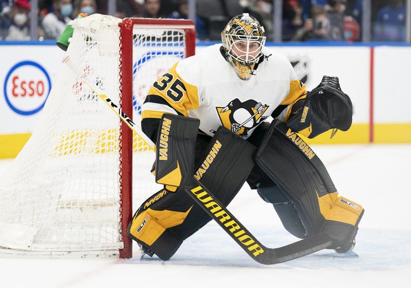 Tristan Jarry in net iso