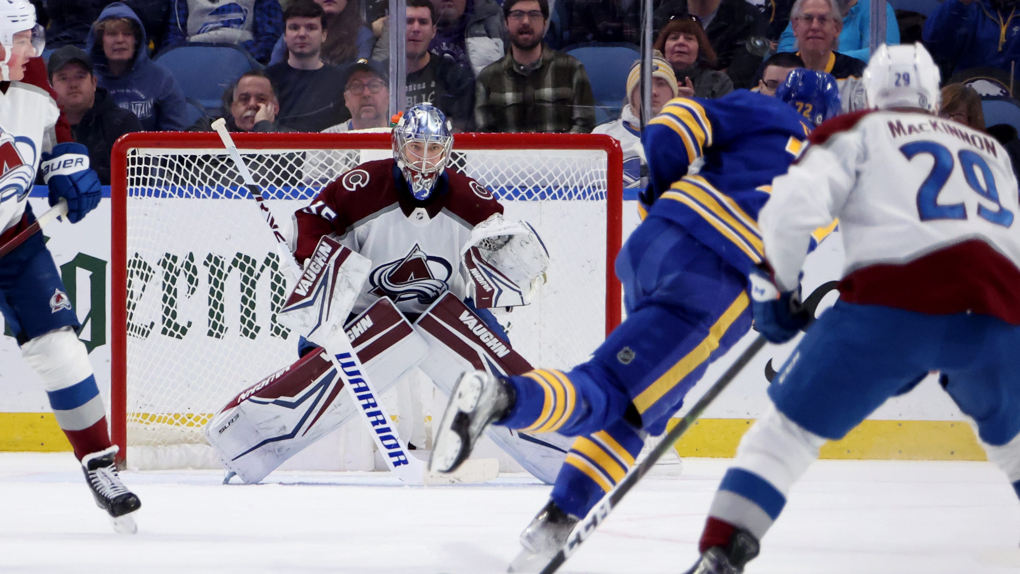 Sabres tripped up by Colorado despite Thompson hat-trick