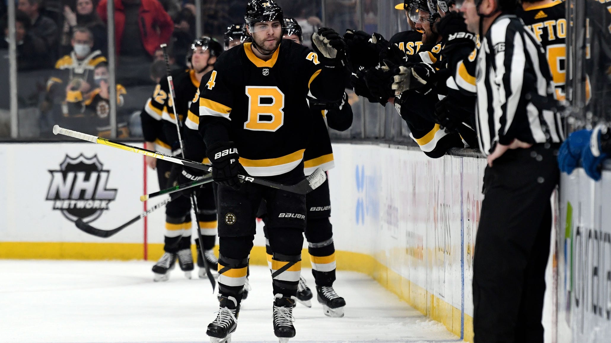 Jake DeBrusk is getting promoted to Bruins’ top line