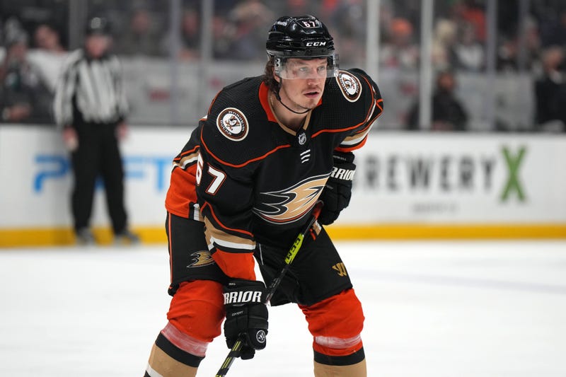 Anaheim Ducks left wing Rickard Rakell (67) reacts against the San Jose Sharks 