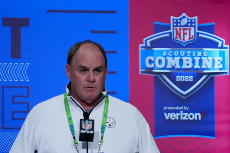Kevin Colbert attending the 2022 NFL Scouting Combine