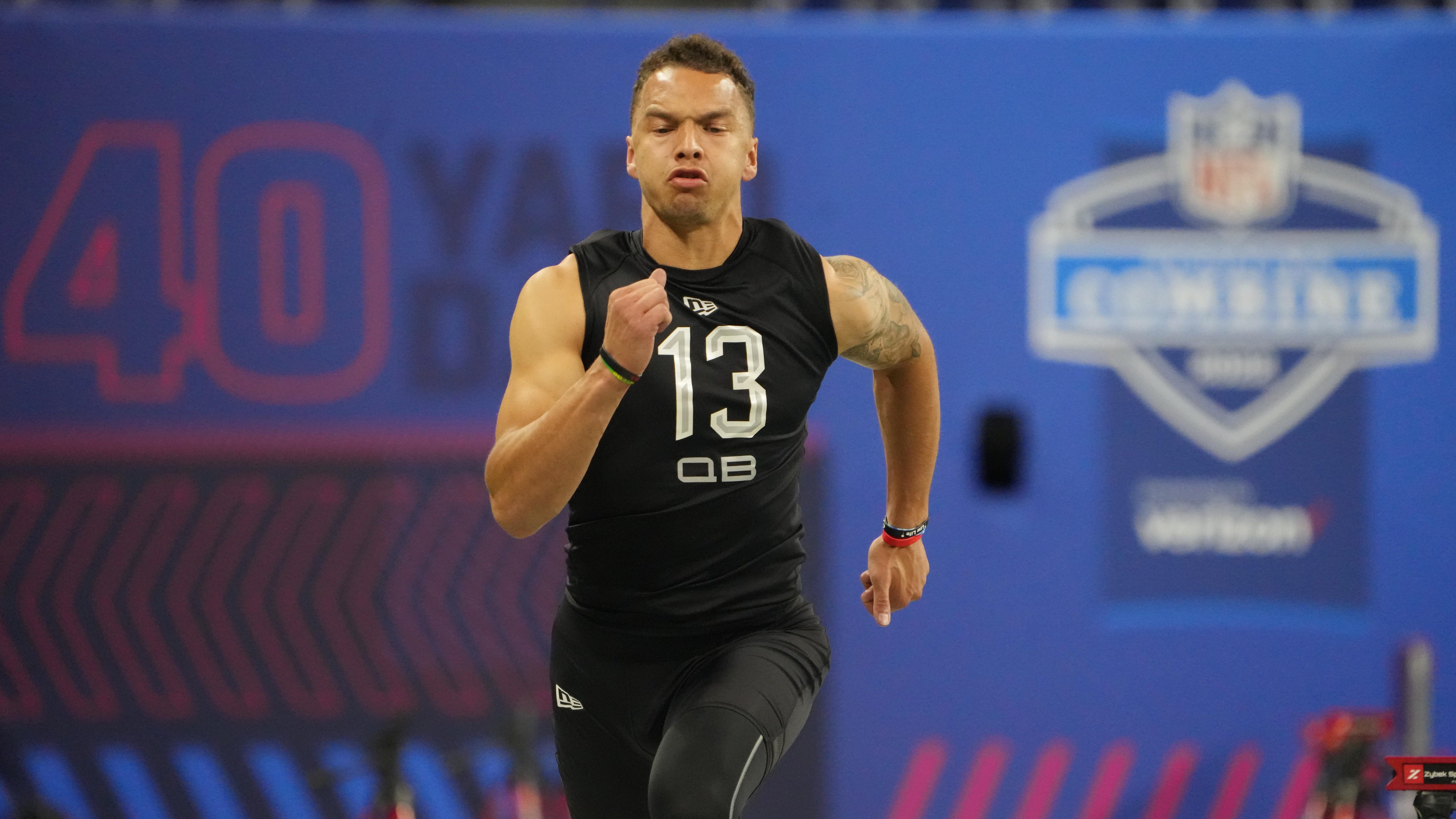 Patrick Mahomes' hilarious response after comparison to QB prospect's blazing 40-yard dash