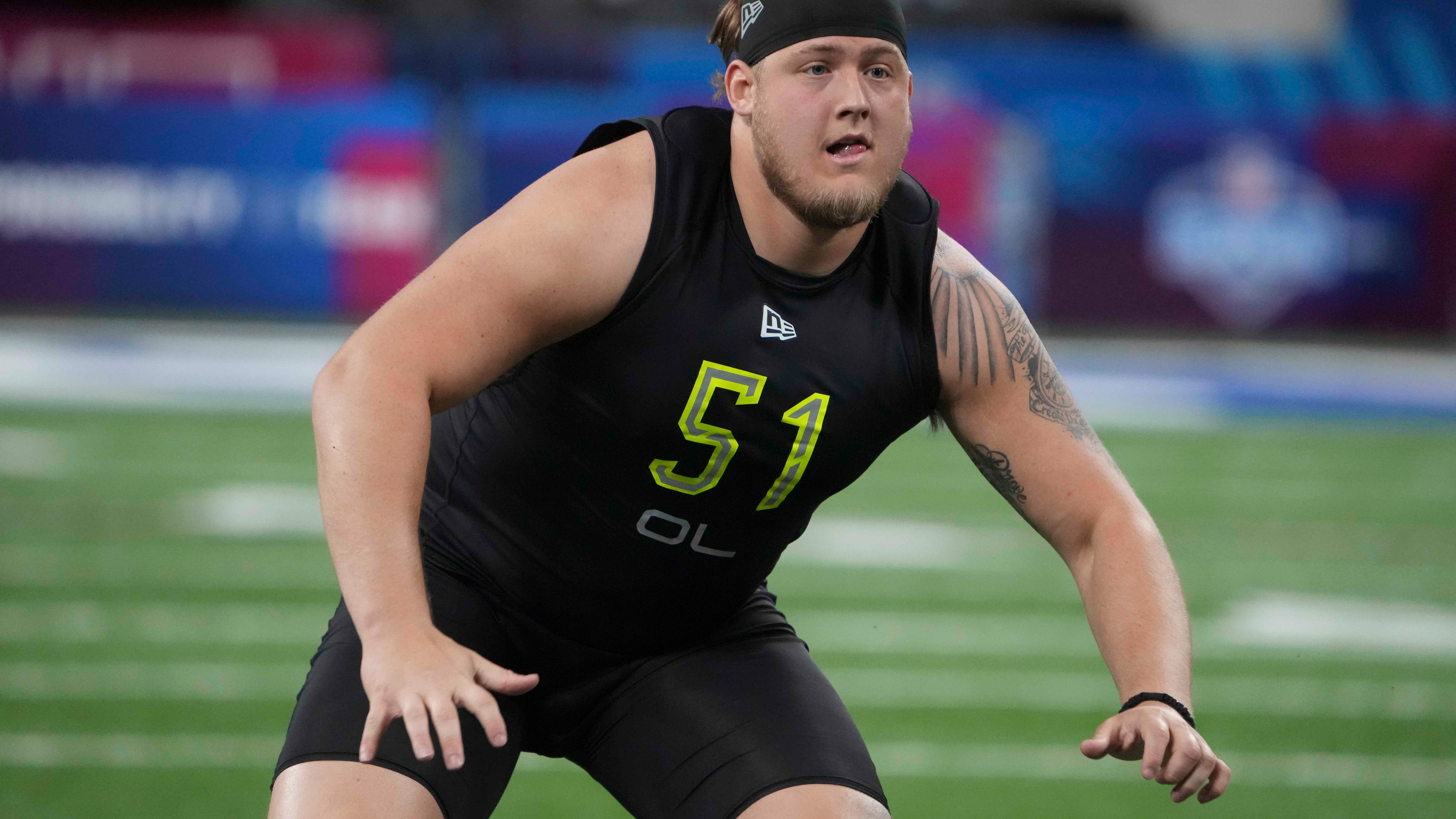 Bills select offensive lineman Luke Tenuta with 209th overall pick