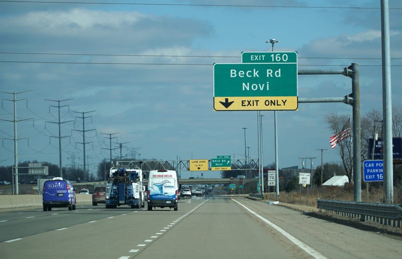 Construction workers on the Flex Route along I-96 in Novi accidentally snapped an overhead powerline Tuesday afternoon, causing back ups and freeway closures as crews worked to fix the big ‘oops'.