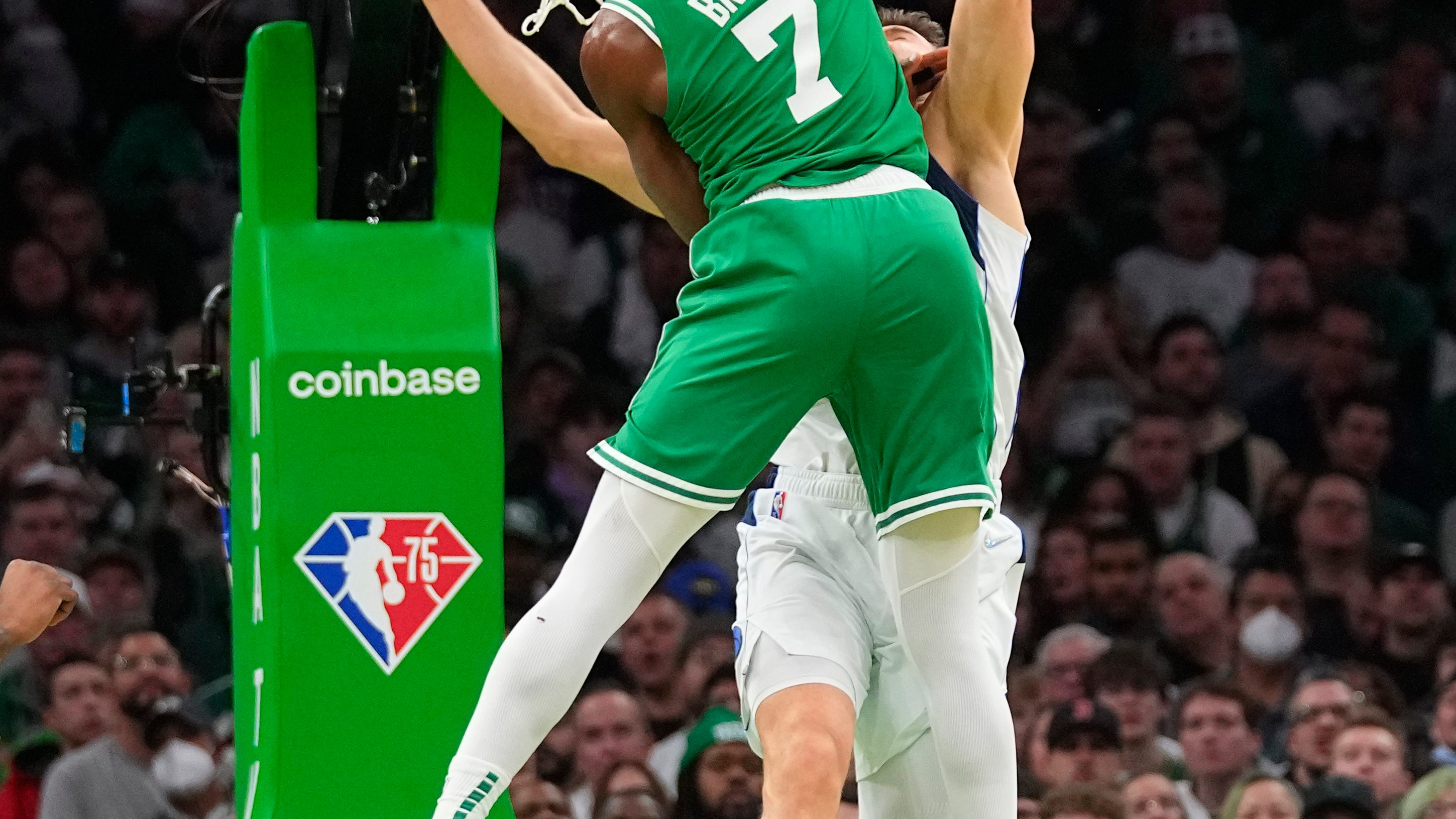 Is this Jaylen Brown dunk the best in Celtics history?