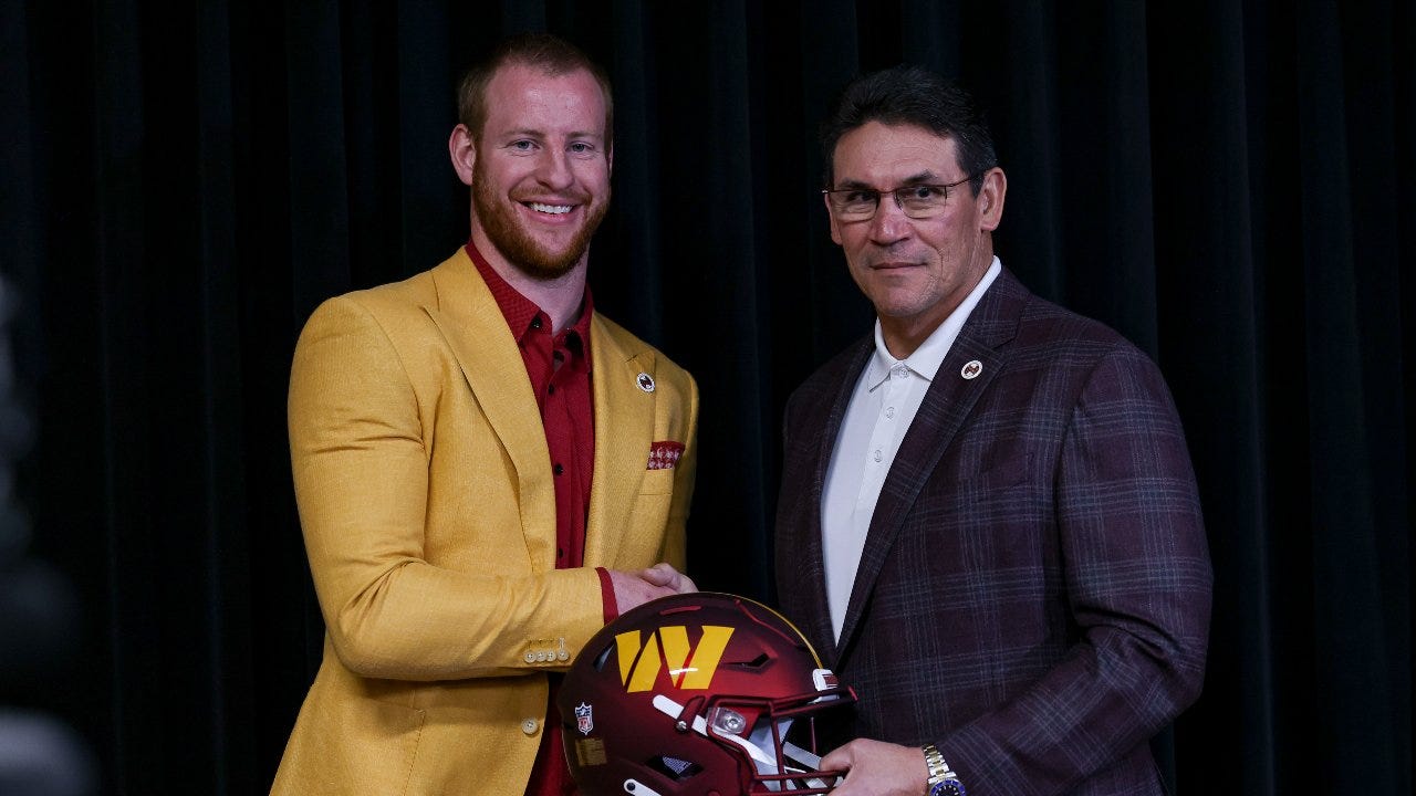 Ron Rivera didn't mean to throw Carson Wentz under the bus, but he ended up there