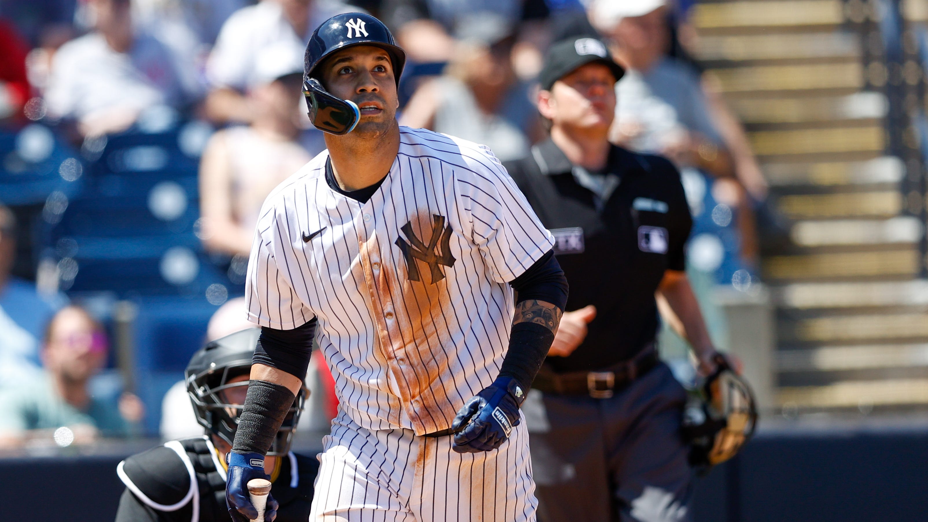 Aaron Boone responds to Brian Cashman's Astros comments, Marwin Gonzalez concerns
