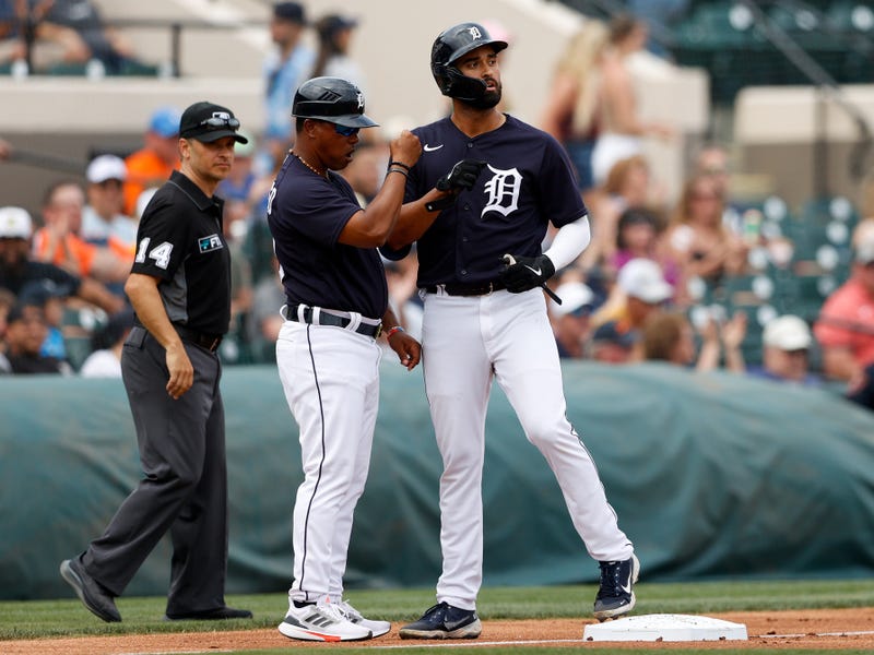 The Detroit Tigers confirmed a sidelining injury in outfielder Riley Greene after he fouled a pitch off his foot in Friday's pre-season game against the New York Yankees