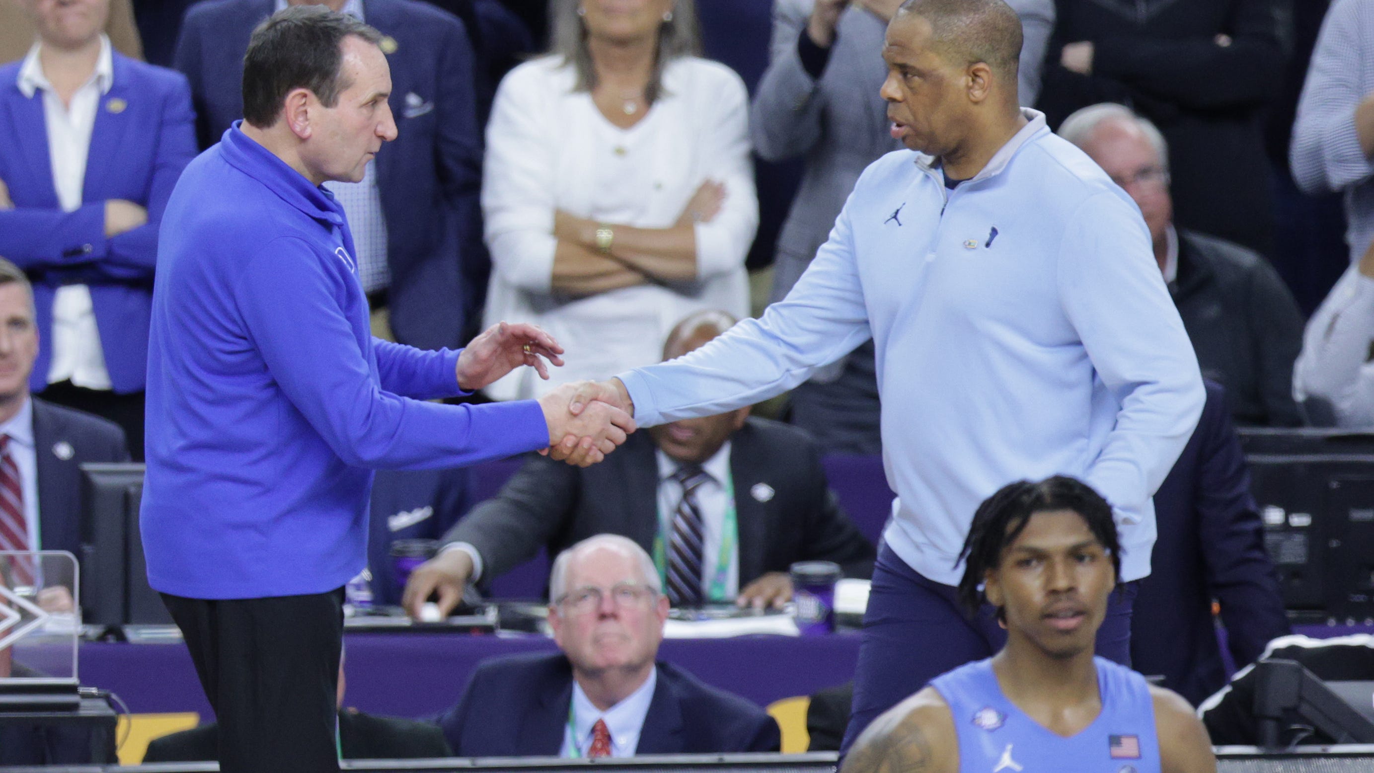 WATCH: Duke players blow off handshake line after crushing defeat to UNC in Final Four
