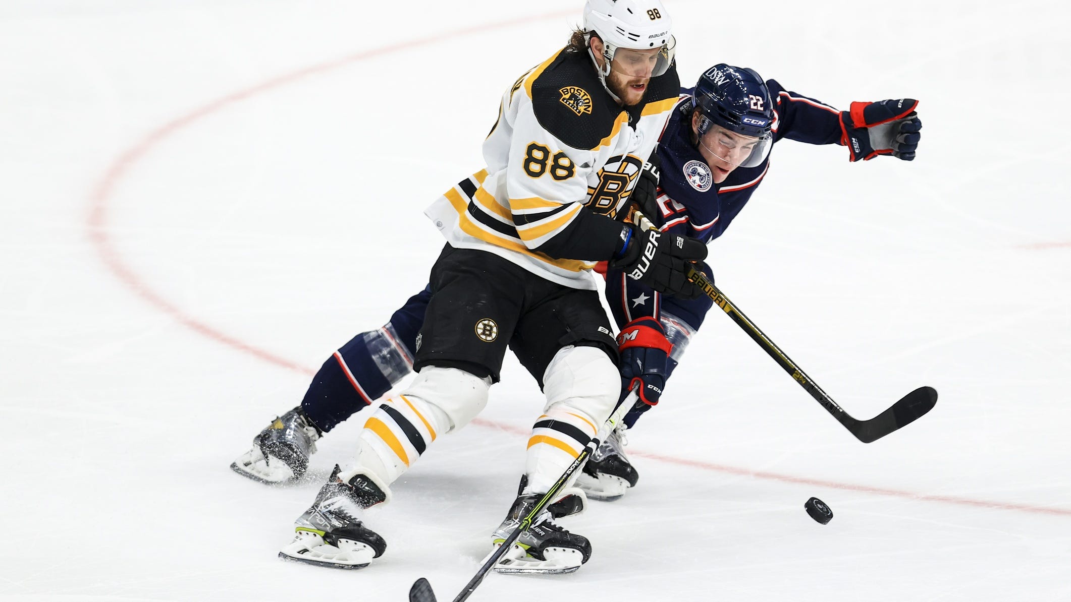 David Pastrnak, Trent Frederic injuries a painful reminder of what’s most important for Bruins