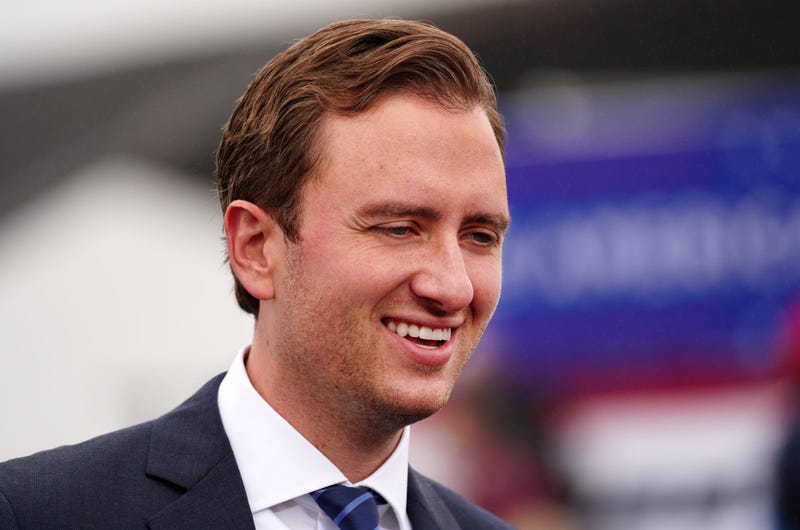 Republican U.S. Congressional candidate Matt Mowers attends a rally for Vice President Mike Pence Wednesday, Oct. 21, 2020, at Portsmouth International Airport at Pease. Nhpor 10220 Pg Pease Pence13