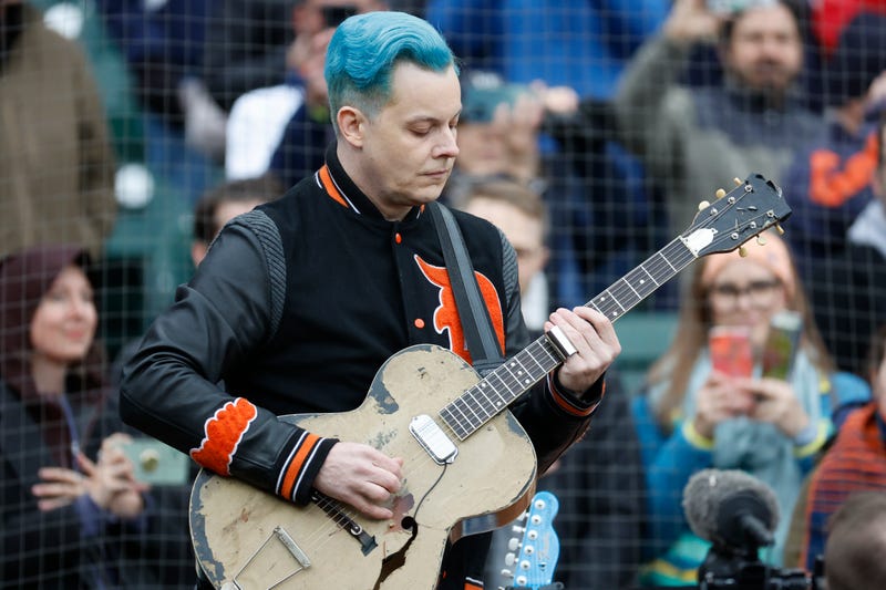 From the opening riff of Jack White's National Anthem performance at Opening Day for the Detroit Tigers at Comerica Park, listeners couldn't help but feel the rocker's rendition reminded them of a certain Bikini Bottom.