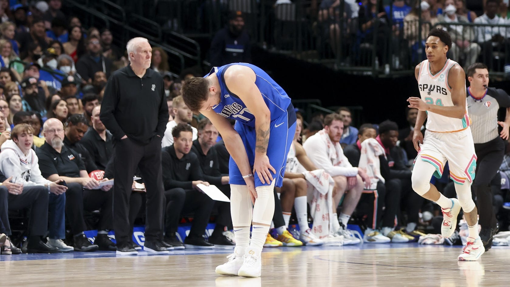Mavs confirm Doncic suffered calf strain; no timetable on return announced