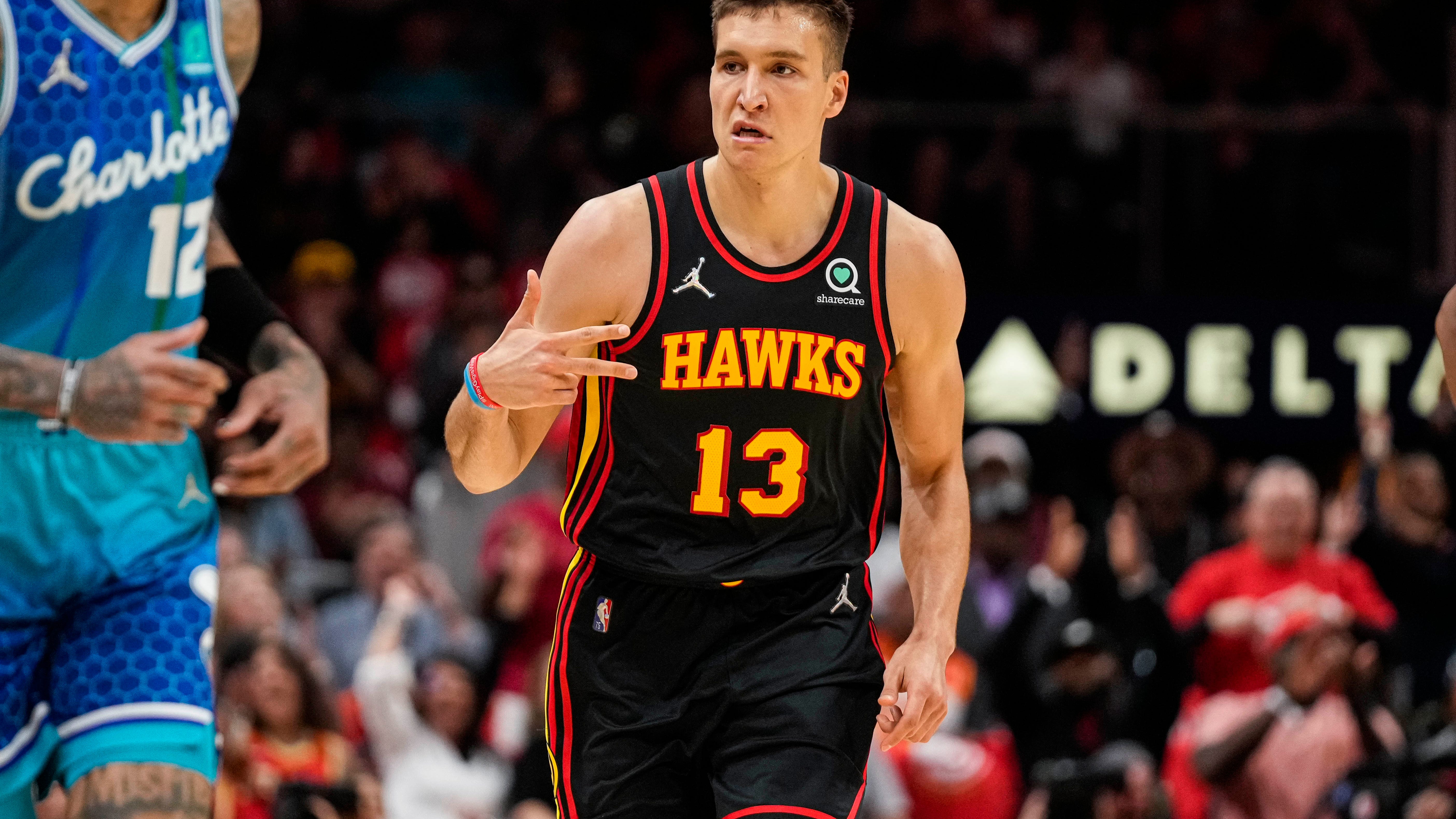 Bogdan Bogdanović will retain 6th man role with Hawks when he returns from knee injury