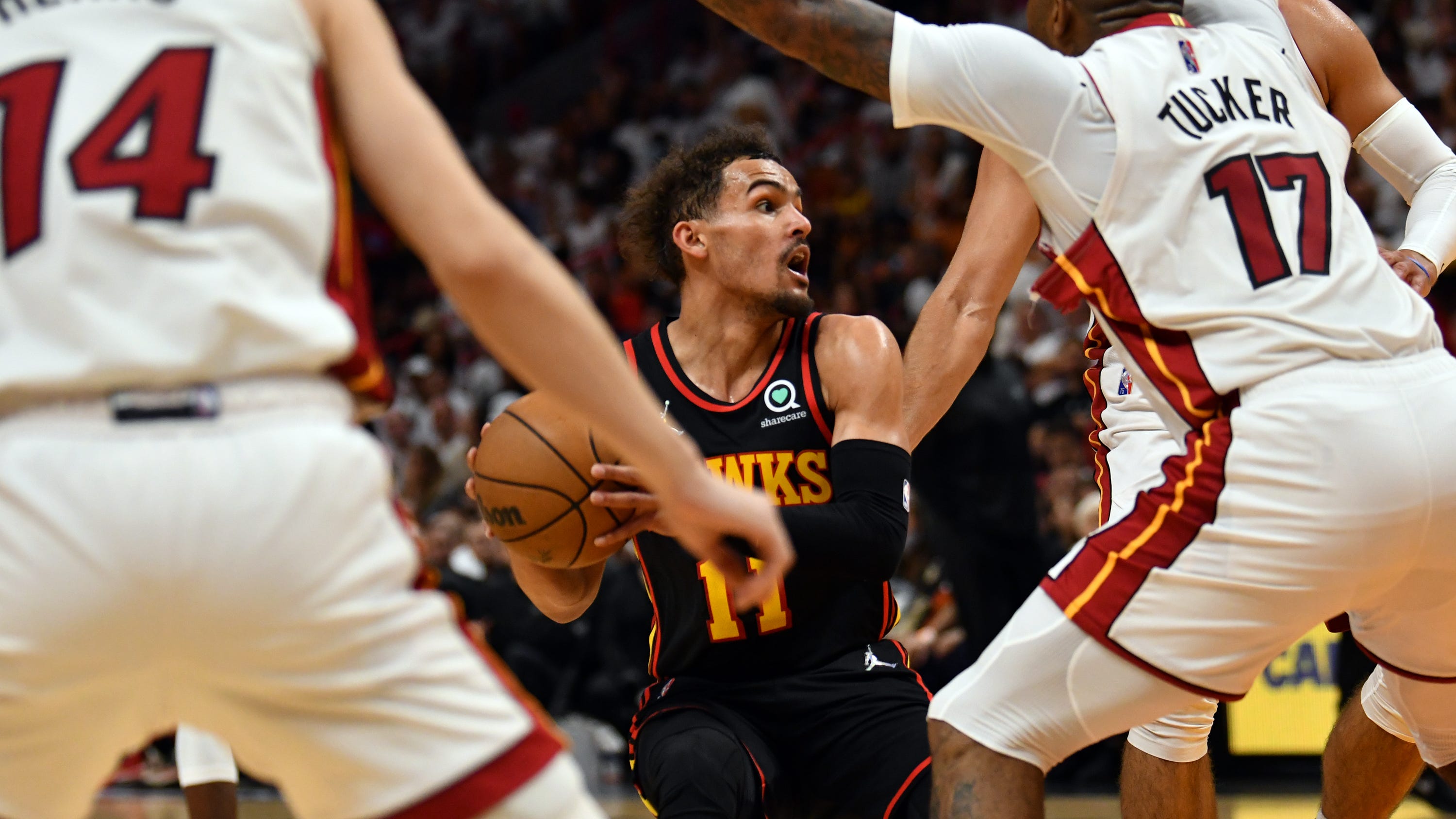 Iso-Trae isn't going to work against the Miami Heat