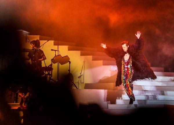 Coachella Headliner Harry Styles wowed in this iconic, glimmering one-piece ensemble