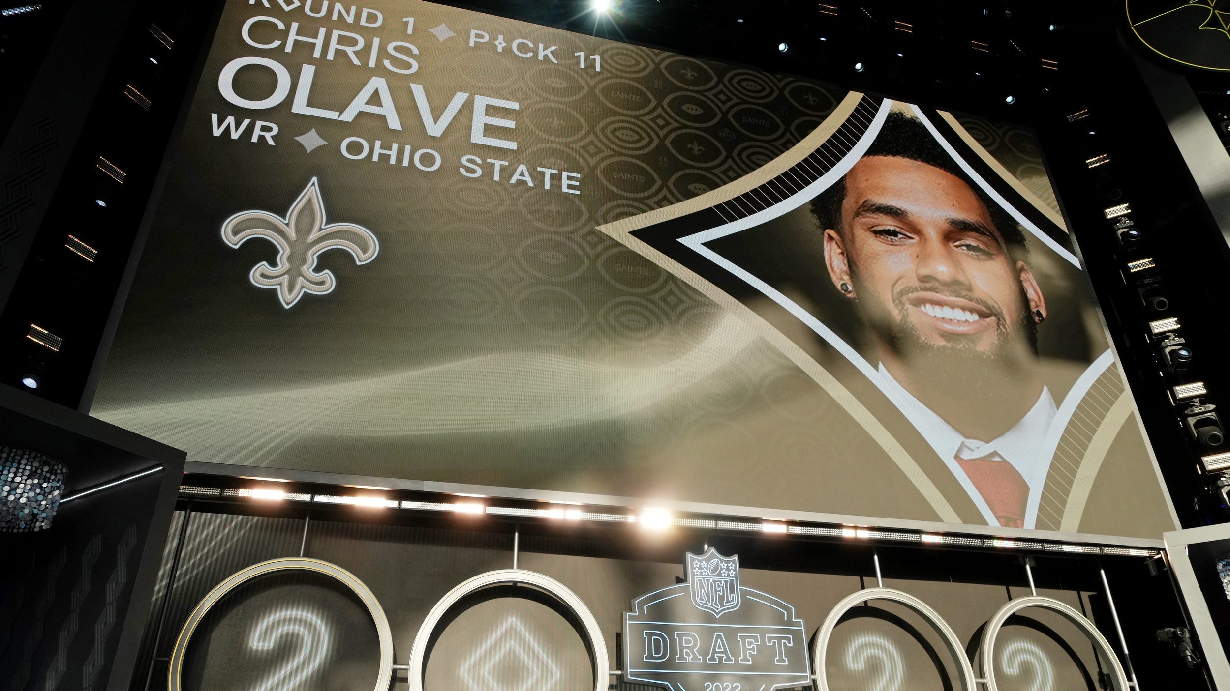 Reaction to Saints' aggressive pick of Chris Olave: 'He's got another gear'