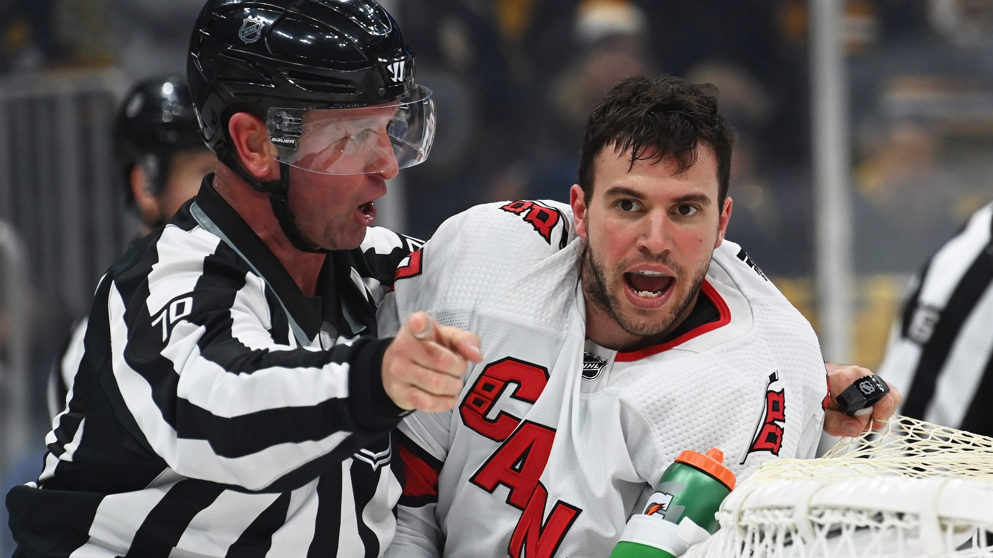 Tony DeAngelo takes shot at Bruins fans: Carolina crowd ‘much louder’