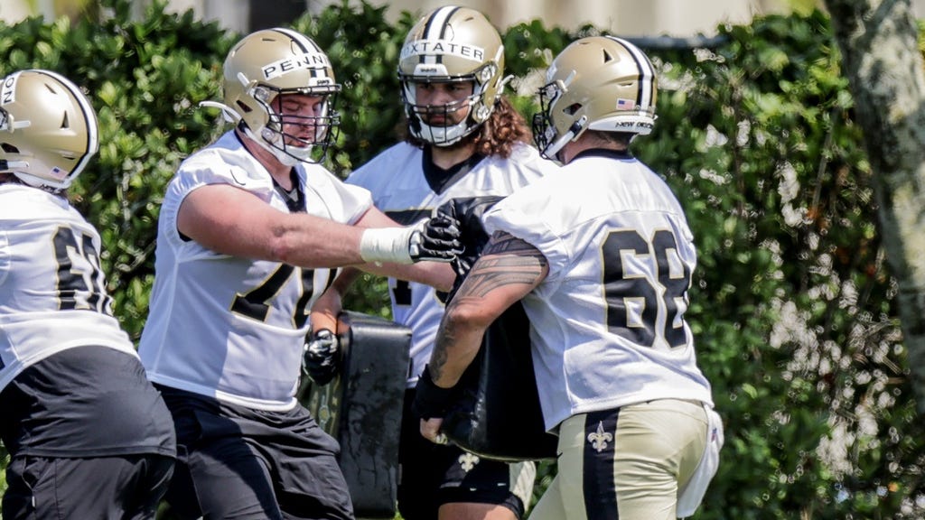 Saints rookie Trevor Penning expected back some time in 2022 season, Dennis Allen says