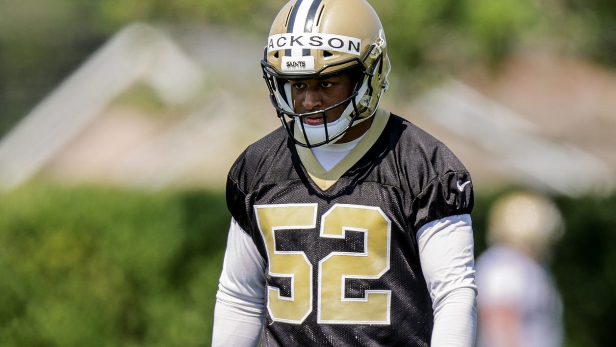 Listen: Saints rookie D'Marco Jackson is learning it all, including how to eat crawfish