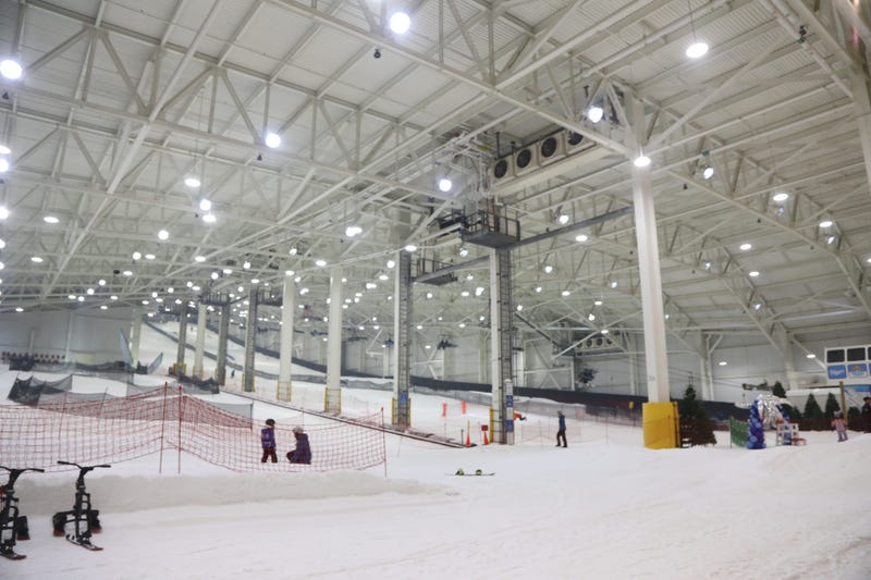 Big Snow, the skiing facility reopened today after last year's fire that closed the venue.