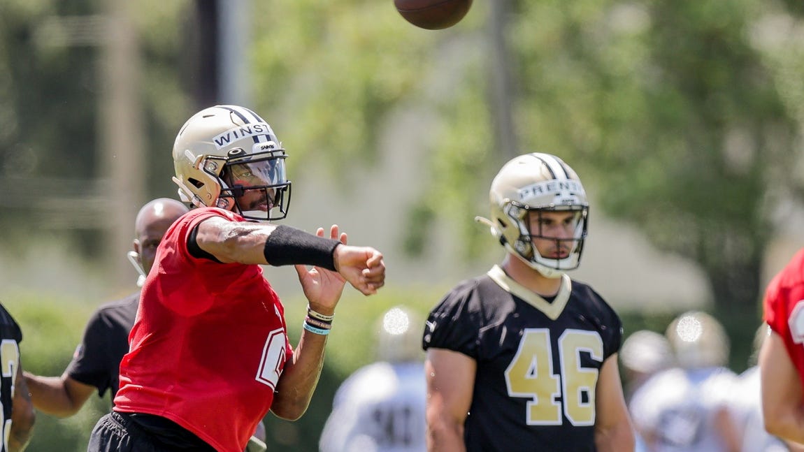 Jameis Winston, a dozen Saints and Teddy Bridgewater work in Miami: 'It's a brotherhood'