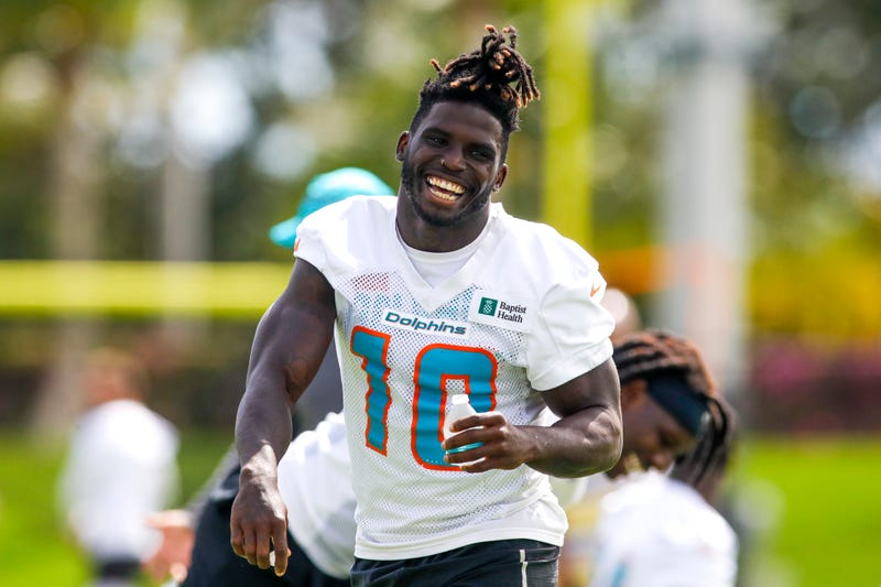 Tyreek Hill is the No. 5 wide receiver in the NFL for 2022. 