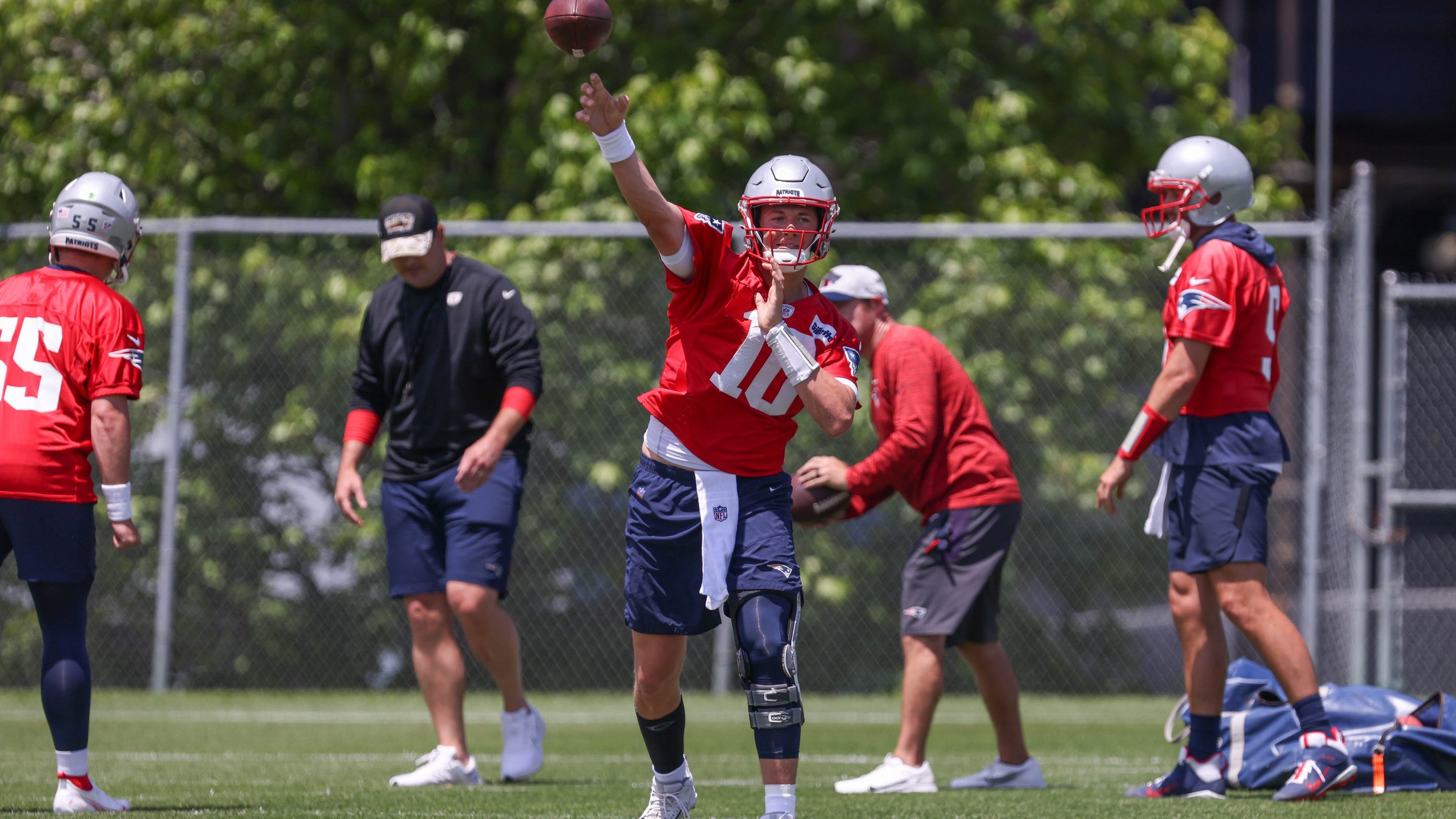 Mac Jones' throwing work seems to be paying off