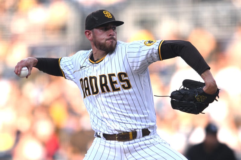 Joe Musgrove with the Padres