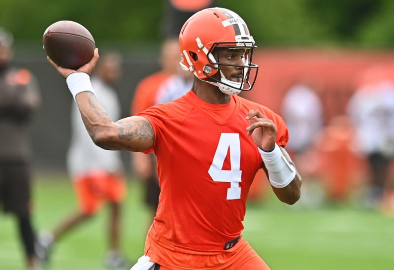 Deshaun Watson at Browns camp