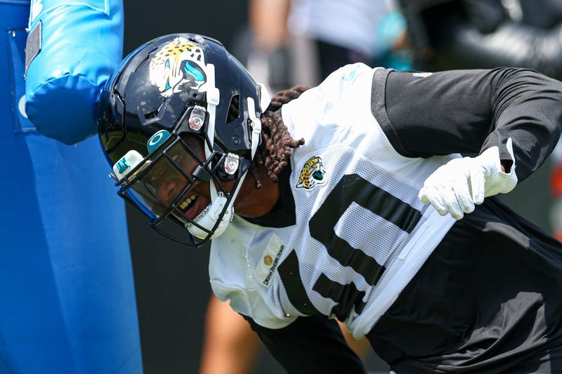 Jamir Jones at Jags practice