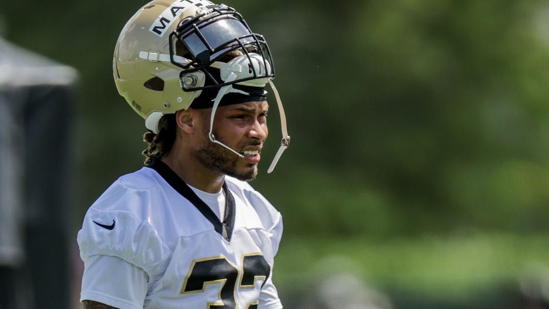 Tyrann Mathieu mum on details of absence, but happy to be home with Saints