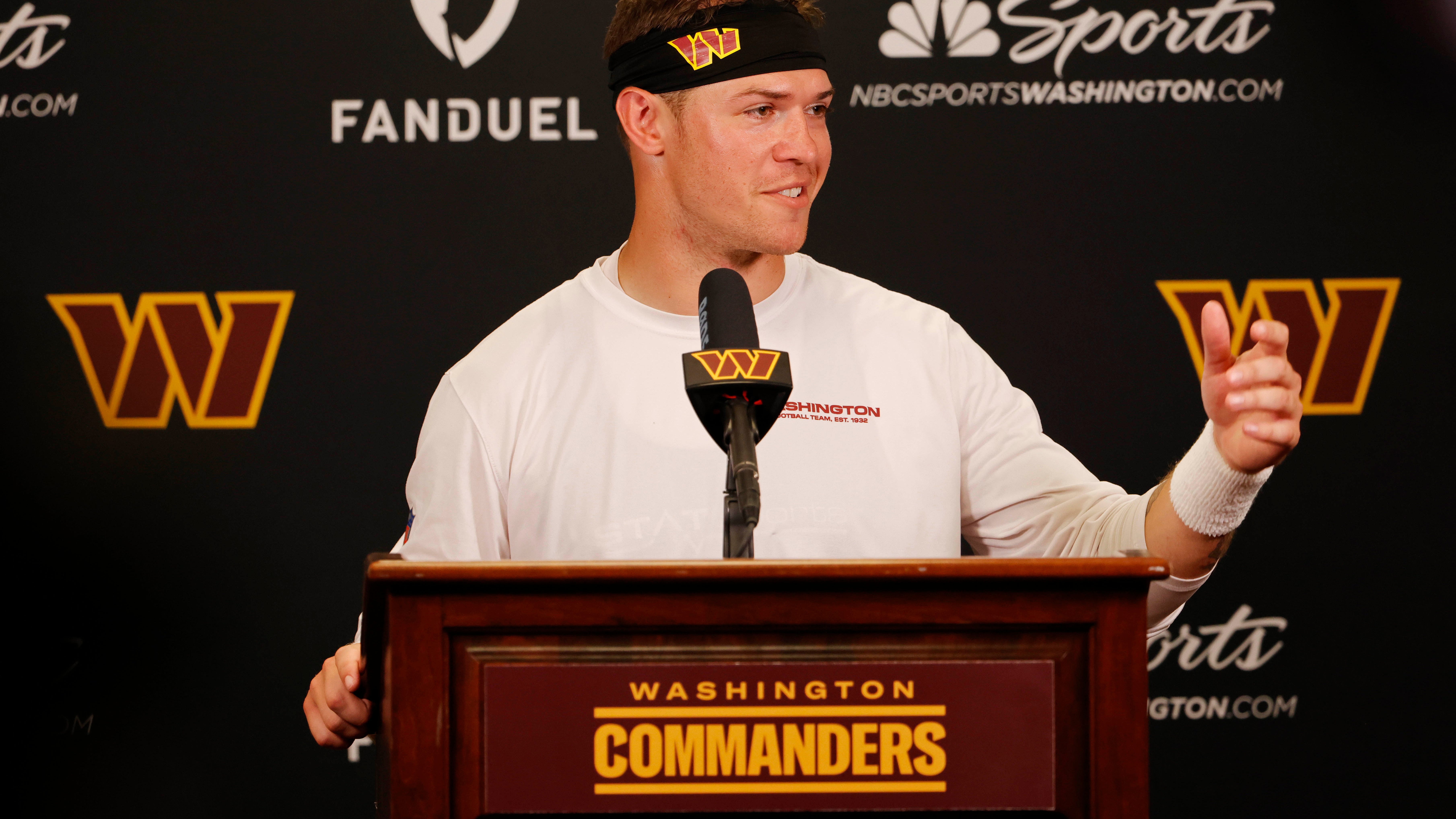 Taylor Heinicke on being the Commanders' starter: 'I don't think that's an option'