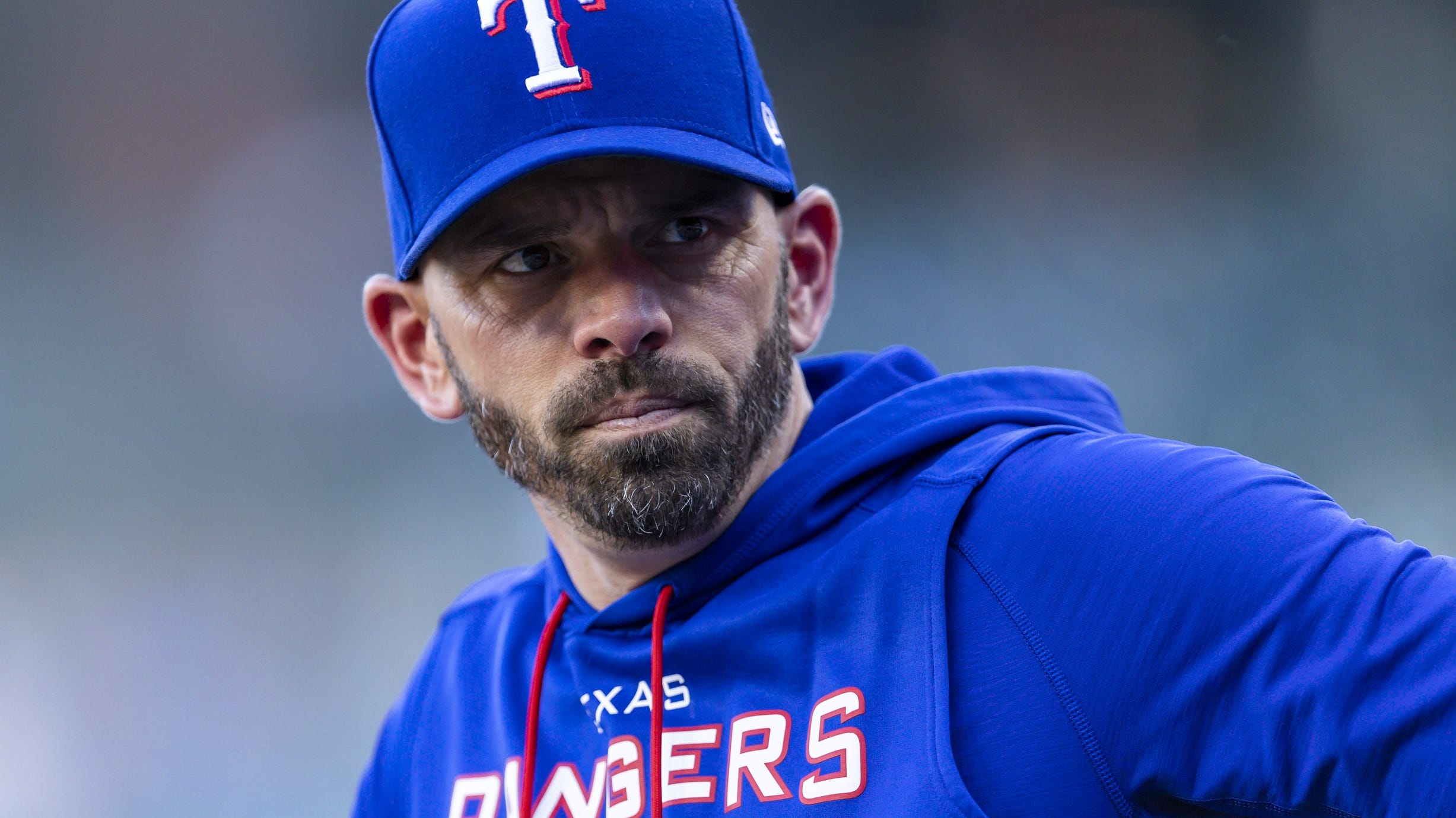 Chris Woodward on Jonah Heim, Martin Perez, on-field brawls