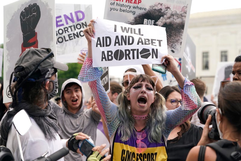 Protests at the U.S Supreme Court on June 24, 2022