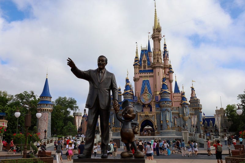 Magic Kingdom at Disney World in Orland, Florida
