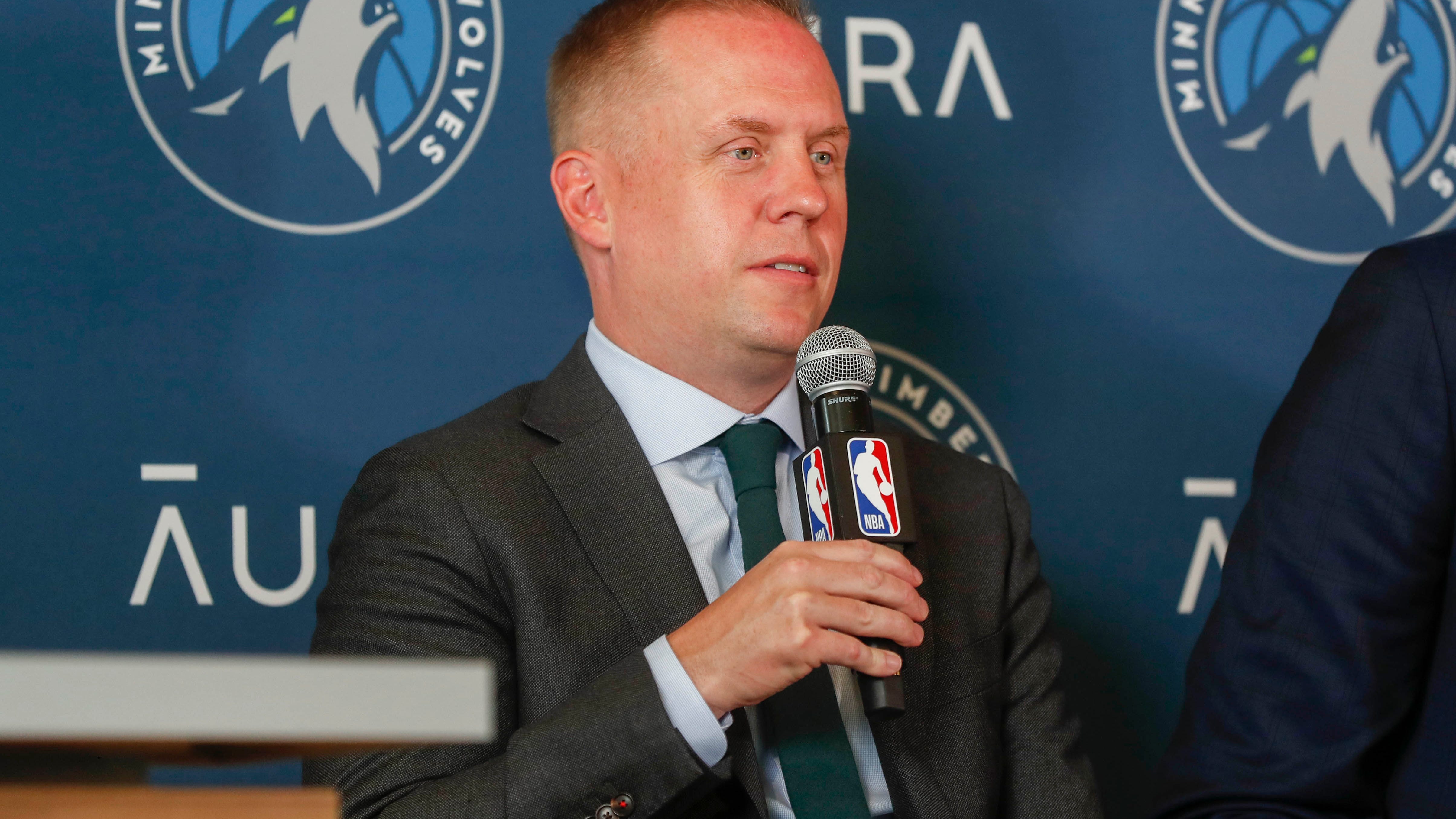 Minnesota President of Basketball Operations Tim Connelly says he's 'focused on the Wolves'