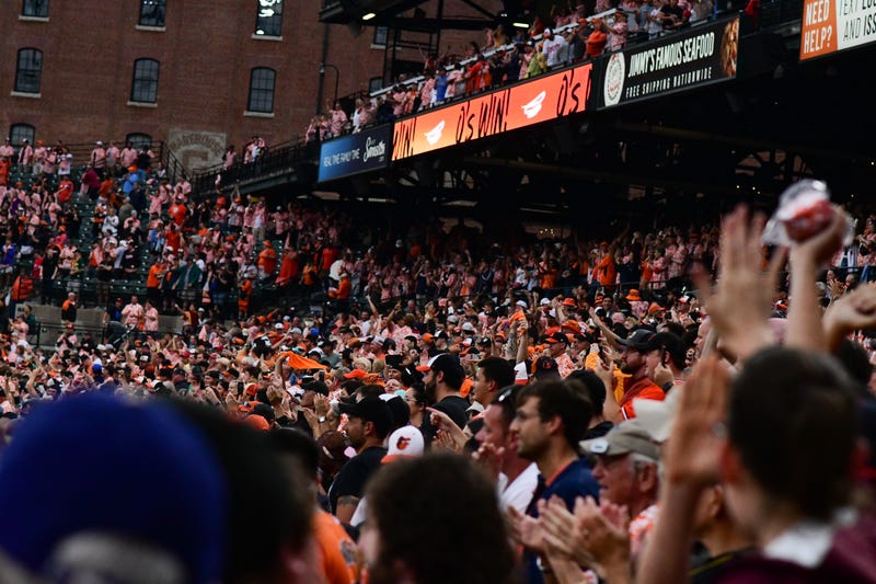 A packed Camden Yards during the O's 1-0 win over the Angels