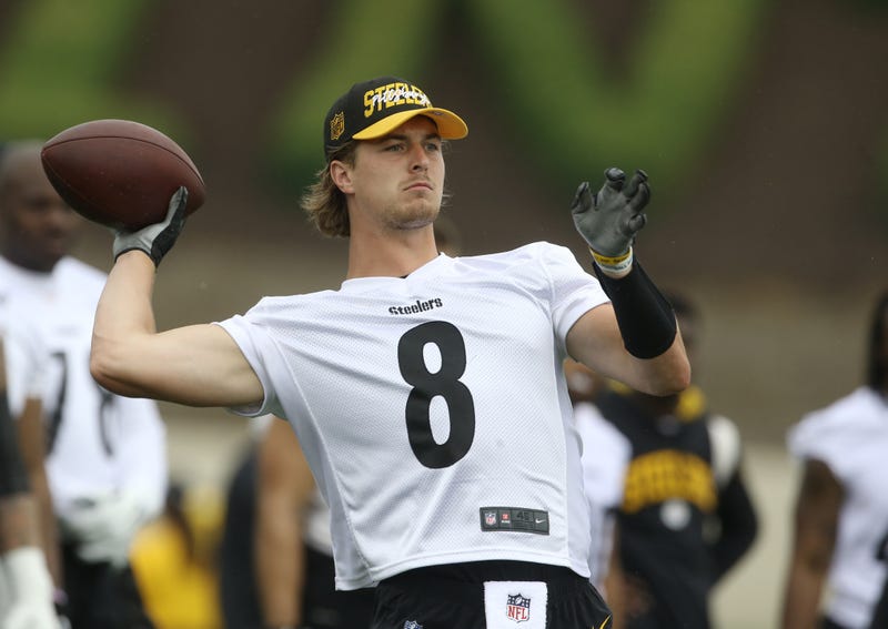 Kenny Pickett at Steelers camp