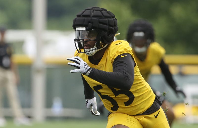 Devin Bush at camp in Latrobe