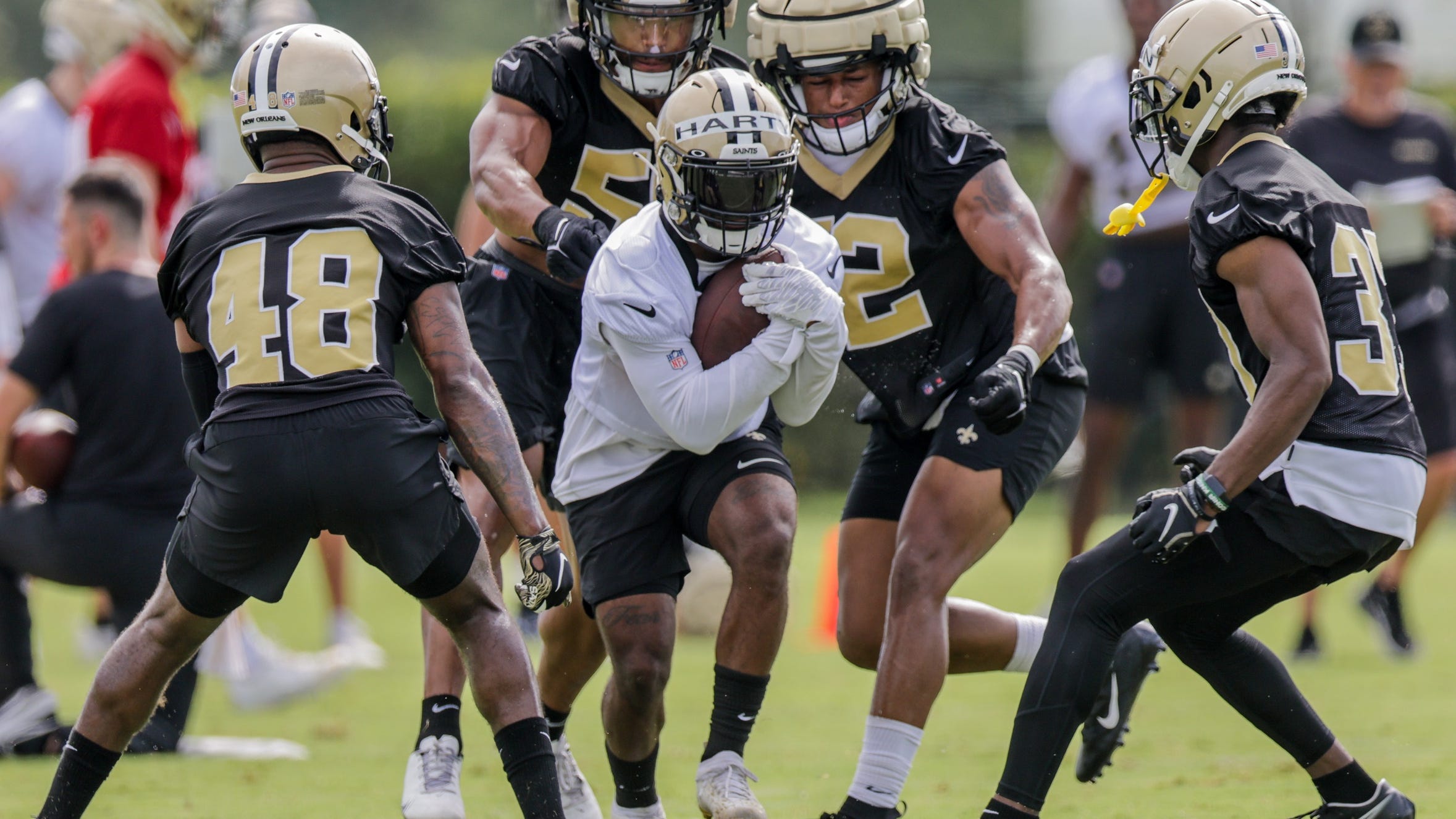 Saints camp Day 2 observations: Defense dominates; Payton Turner stands out