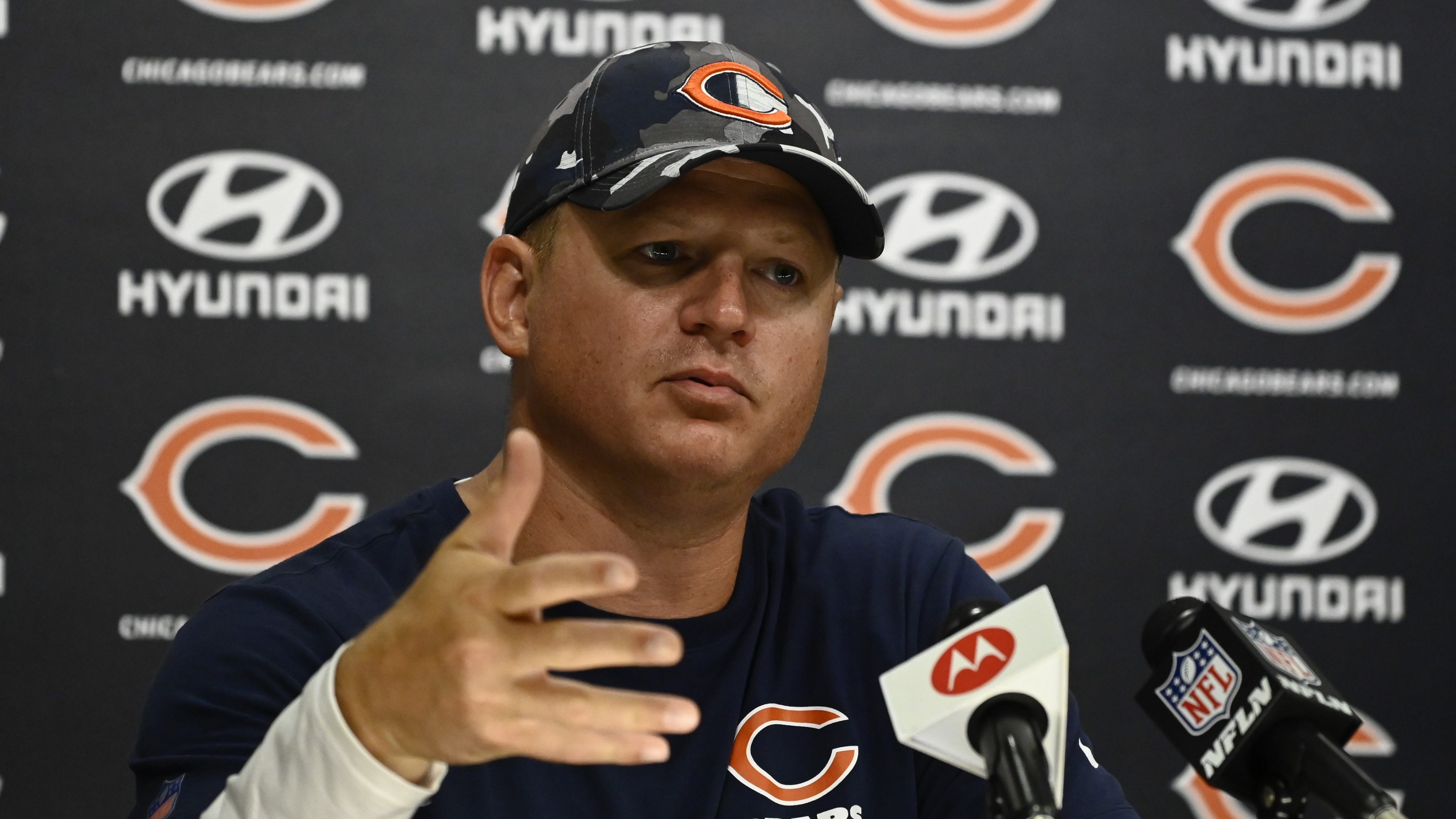 Bears offensive coordinator Luke Getsy refutes notion that faith in quarterback Justin Fields is lacking