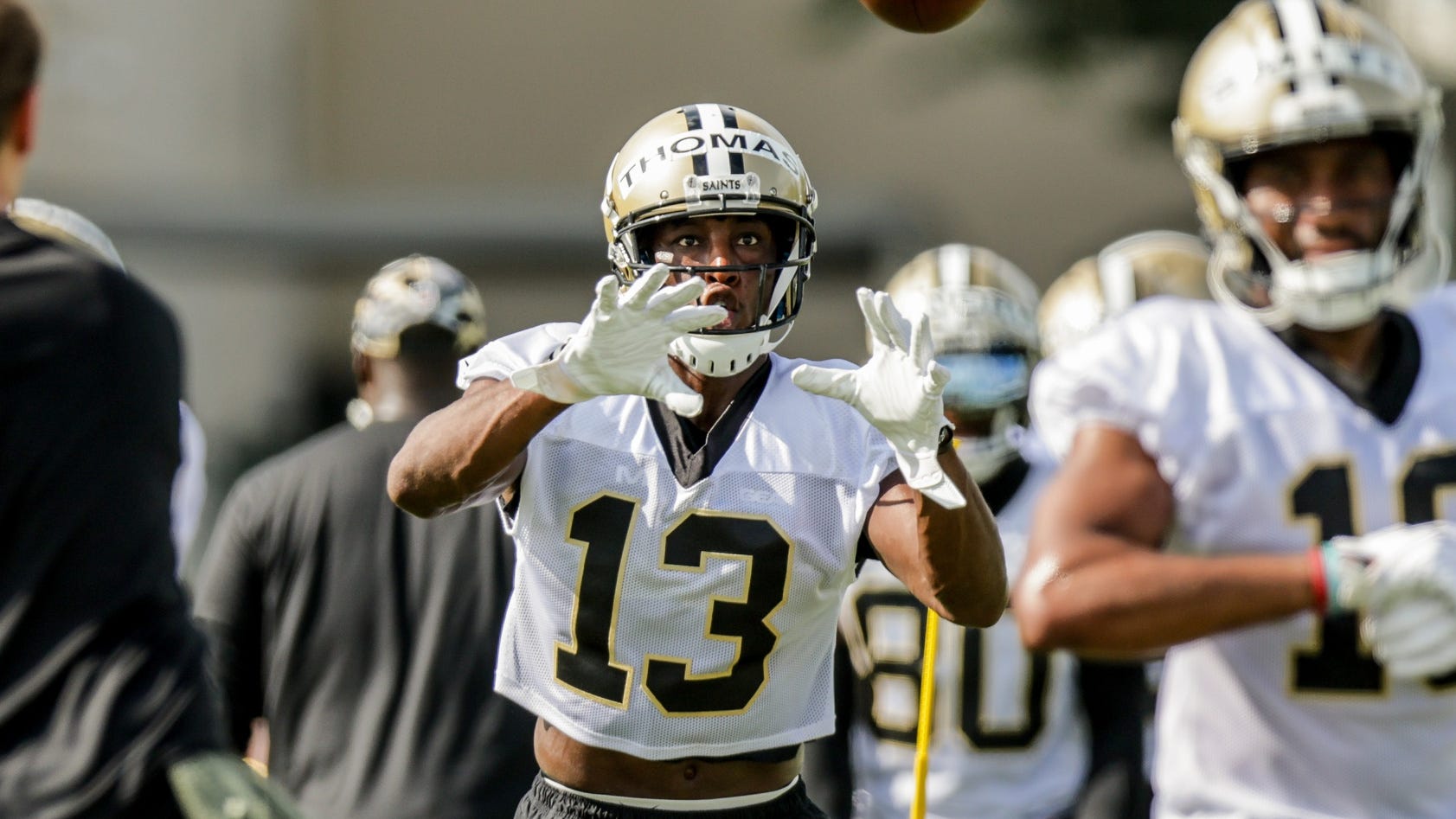 Saints camp observations Day 9: Michael Thomas dazzles on soggy day