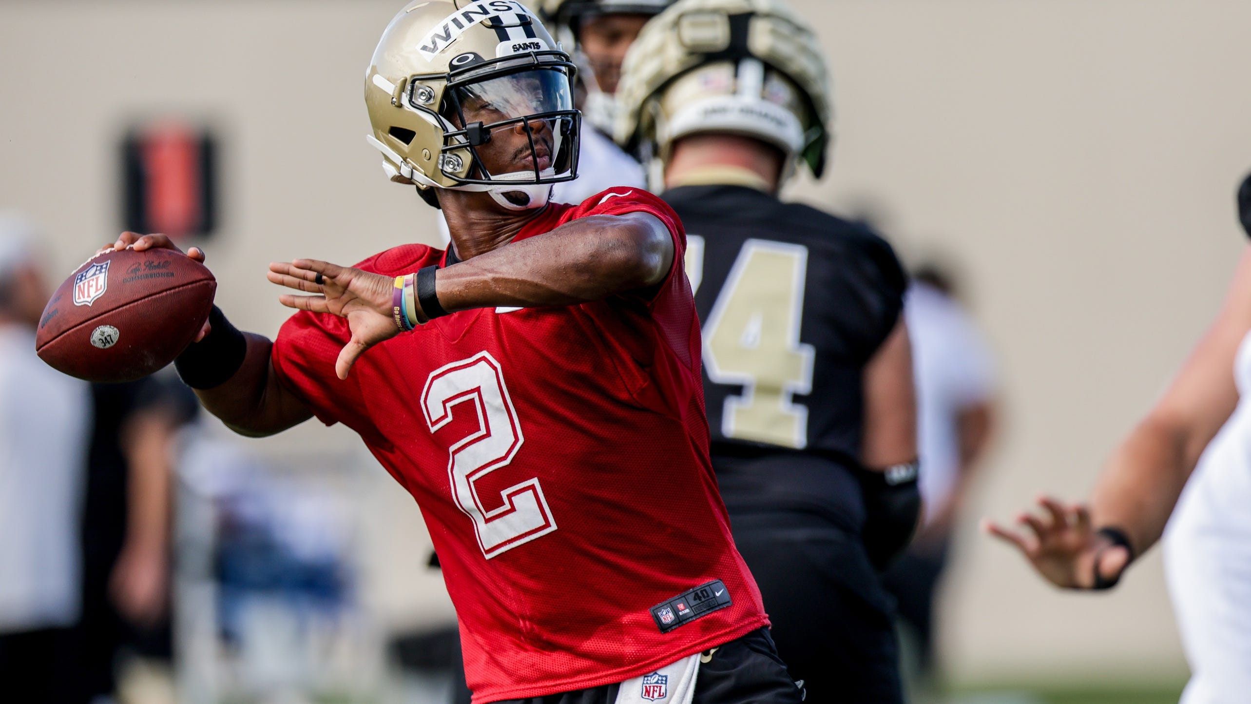 Saints camp Day 6 observations: Jameis Winston sharp indoors, Adebo shines again