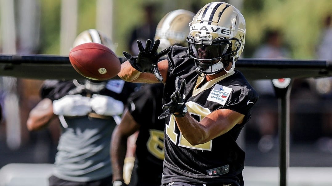 Saints WR Chris Olave is confident, 'thicker' and ready for big Year 2